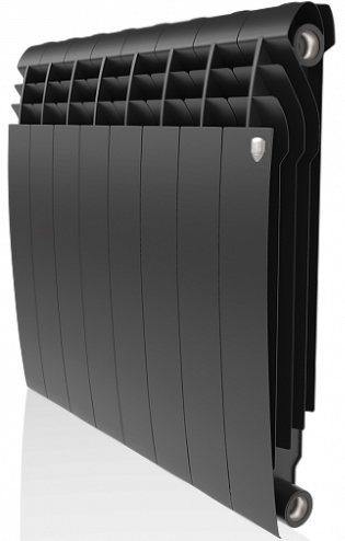 Радиатор Royal Thermo BiLiner 500 Noir Sable - 8 секц., изображение 1