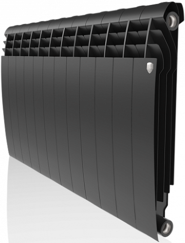 Радиатор Royal Thermo BiLiner 500 Noir Sable - 12 секц., изображение 1