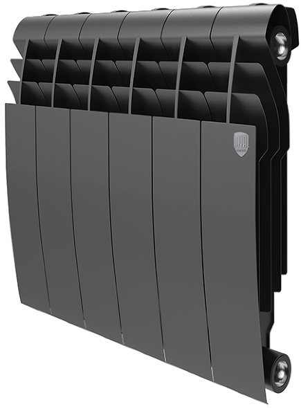 Радиатор Royal Thermo BiLiner 350 /Noir Sable - 6 секц., изображение 1