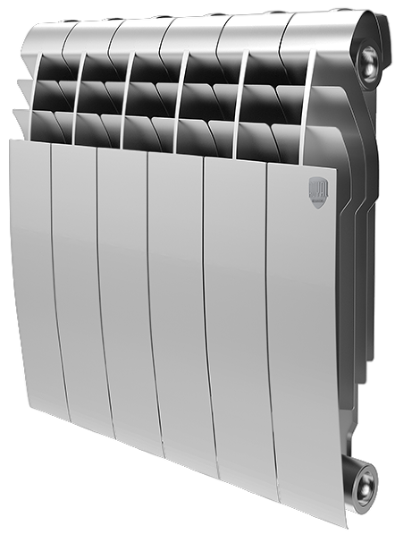Радиатор Royal Thermo BiLiner 350 /Silver Satin - 6 секц., изображение 1