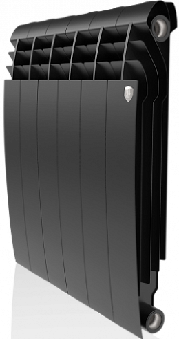 Радиатор Royal Thermo BiLiner 500 Noir Sable - 6 секц., изображение 1