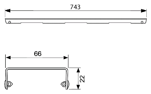 Решетка TECE TECEdrainline Quadratum 600850 глянцевая 80 см , изображение 6