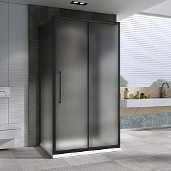 Фото Душевой уголок Abber Schwarzer Diamant AG30160BMH-S80BM-S80BM 160x80