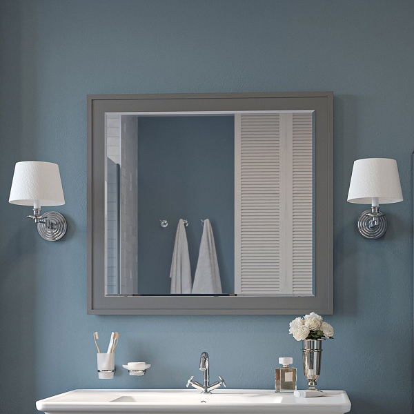 Зеркало Sanflor Модена 105 серый матовый , изображение 3