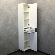 Шкаф-пенал Comforty Модена М 35 белый матовый , изображение 5