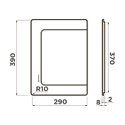 Разделочная доска Omoikiri CB-BASIC-370-WD , изображение 2