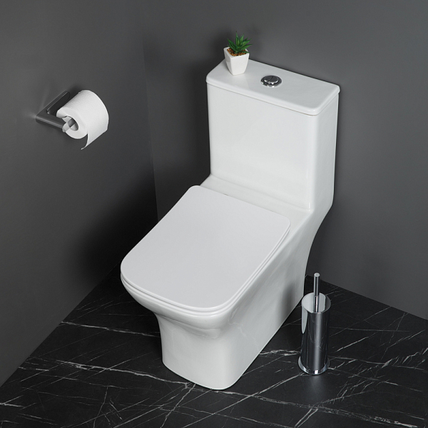 Унитаз-моноблок BelBagno Neon BB8617CPR-MN/SC , изображение 9