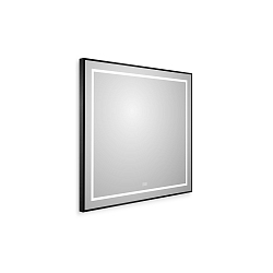 Фото Зеркало BelBagno Kraft SPC-KRAFT-900-800-LED-TCH-WARM-NERO