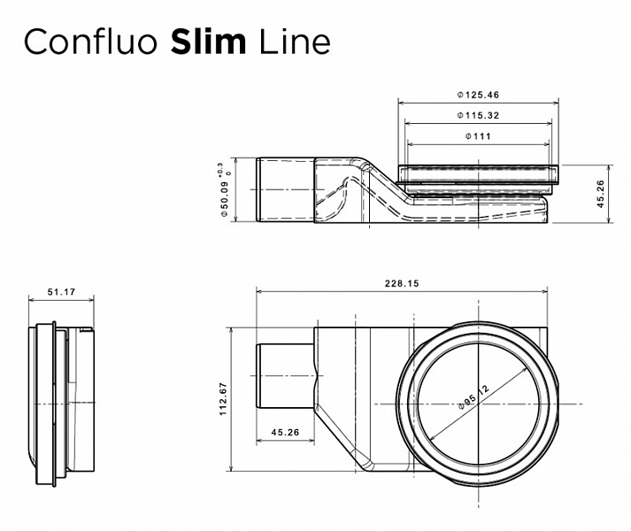 Душевой лоток Pestan Confluo Slim Line 950 с решеткой , изображение 5