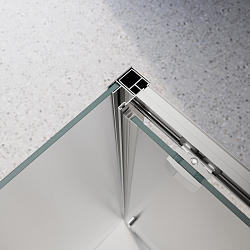 Фото Душевой уголок BelBagno Luce AH-1-120/90-P-Cr