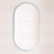 Зеркало Бриклаер Вега 55 с подсветкой, овальное , изображение 5