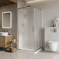 Фото Душевой уголок BelBagno Luce A-2-90-P-Cr
