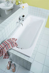 Фото Стальная ванна Kaldewei Advantage Saniform Plus 363-1 111800013001 170х70 с покрытием Easy-Clean
