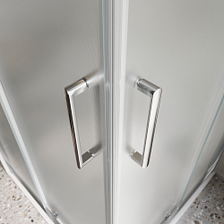 Фото Душевой уголок BelBagno Luce AH-21-110/90-P-Cr