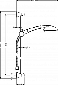 Душевой гарнитур Hansgrohe Raindance 27841000 , изображение 4