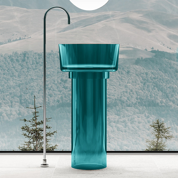 Раковина Abber Kristall AT2702Aquamarin 45 см , изображение 1