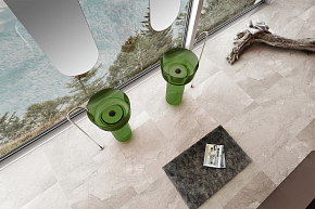 Фото Раковина Abber Kristall AT2702Emerald 45 см