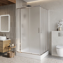 Фото Душевой уголок BelBagno Luce AH-22-120/100-P-Cr