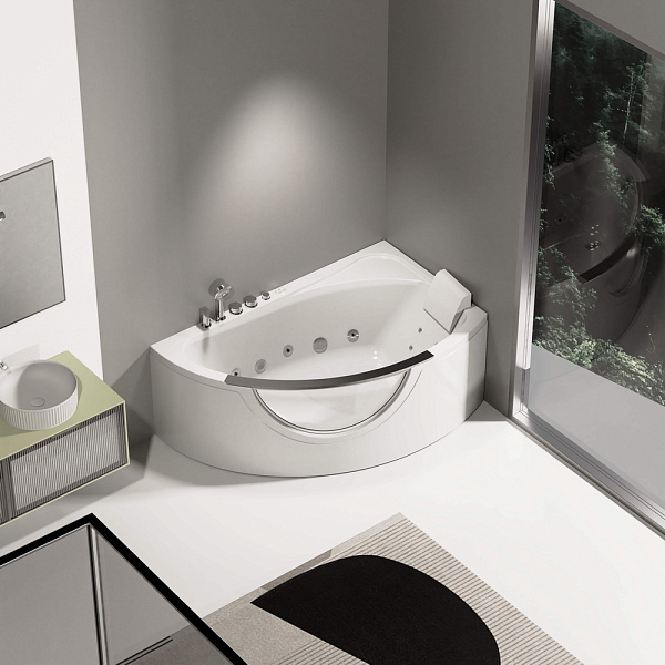 Акриловая ванна Orans BT 62 BT-62110R 160x100 правая , изображение 4