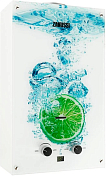 Водонагреватель проточный Zanussi GWH 10 Fonte Glass Lime газовый , изображение 2