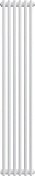 Радиатор Zehnder Charleston 2180 - 6 секц. белый, с боковым подключением, изображение 1
