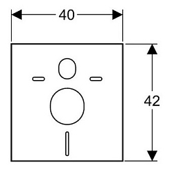 Фото Шумоизоляционная панель для инсталляции Geberit 156.050.00.1