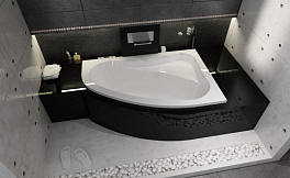 Акриловая ванна Riho Lyra 170x110 L , изображение 3