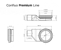 Душевой лоток Pestan Confluo Premium Line 13100119 30 см, изображение 13