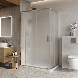 Фото Душевой уголок BelBagno Luce AH-21-120/80-P-Cr
