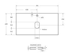 Столешница BelBagno KEP-90-GRN Granito , изображение 5