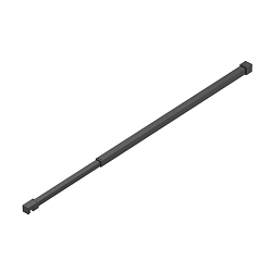 Фото Душевая перегородка BelBagno Kraft L-1-120-C-NERO