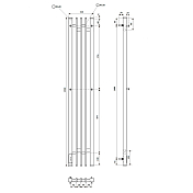 Полотенцесушитель электрический Point Фрея П2 18x120 белый , изображение 3