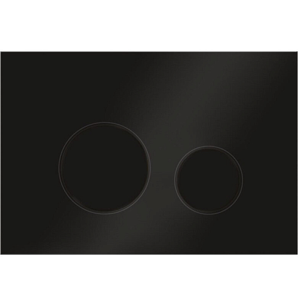 Кнопка смыва KK-POL M11 SPP/145/0/K черная матовая , изображение 1