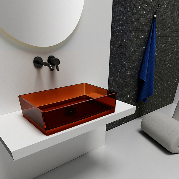 Раковина Abber Kristall AT2803Opal 60 см , изображение 2