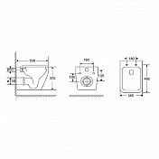 Унитаз подвесной Point Аврора PN41101 , изображение 6