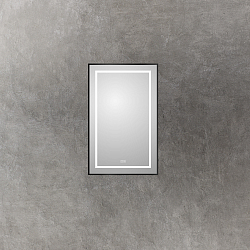 Фото Зеркало BelBagno Kraft SPC-KRAFT-500-800-LED-TCH-WARM-NERO