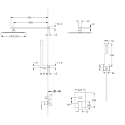 Душевой комплект Abber Daheim AF8219B , изображение 3