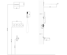 Душевой комплект Abber Daheim AF8253B , изображение 3