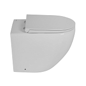 Унитаз приставной BelBagno Sfera-R BB2141CBR/BB902SC безободковый , изображение 2