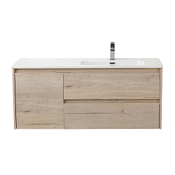 Фото Тумба под раковину BelBagno Kraft 120 R подвесная, Rovere Galifax Bianco