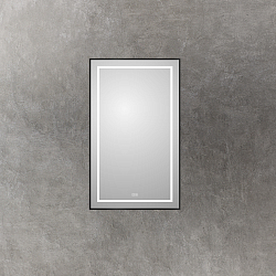 Фото Зеркало BelBagno Kraft SPC-KRAFT-600-1000-LED-TCH-WARM-NERO
