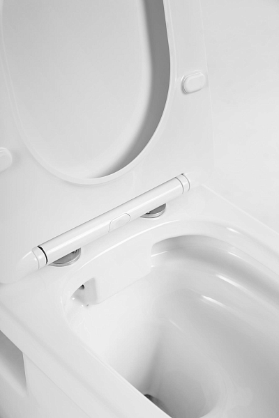 Унитаз подвесной BelBagno Loto BB070CHR/SC безободковый , изображение 5