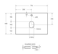Столешница BelBagno KEP-70-CEM Cemento , изображение 2