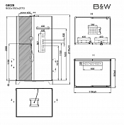 Душевая кабина Black&White Galaxy G8028 115х90 , изображение 10