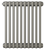 Радиатор Zehnder Charleston Retrofit 3057 - 14 секц. серый, изображение 1