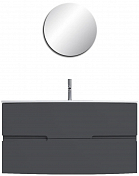 Тумба для комплекта Jacob Delafon Nona EB1889RU-442 глянцевый серый антрацит , изображение 2