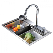 Мойка кухонная Abber Wasser Kreis AF2194 хром , изображение 1