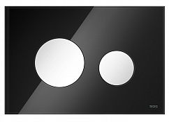 Кнопка смыва TECE TECEloop 9240654 черная, белая , изображение 1