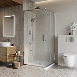Фото Душевой уголок BelBagno Luce A-2-80-C-Cr
