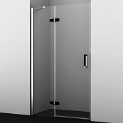 Душевая дверь в нишу Wasserkraft Aller 10H05LB black matt, 120 см , изображение 1